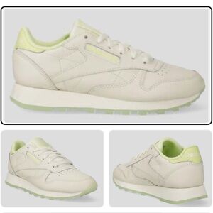 Reebok Cream and Green Sneakers
